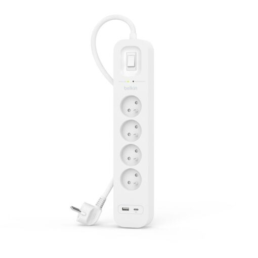 Belkin Connect - Protection contre les surtensions - avec ports USB-C et US... - 2