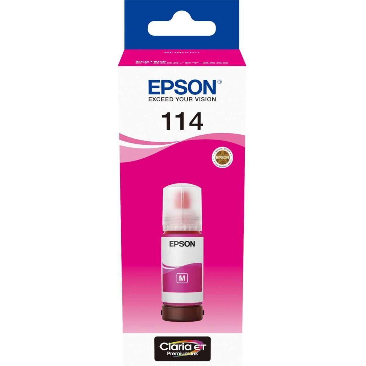 Epson 114 - 70 ml - magenta - original - recharge d'encre - pour EcoTank ET... - 2