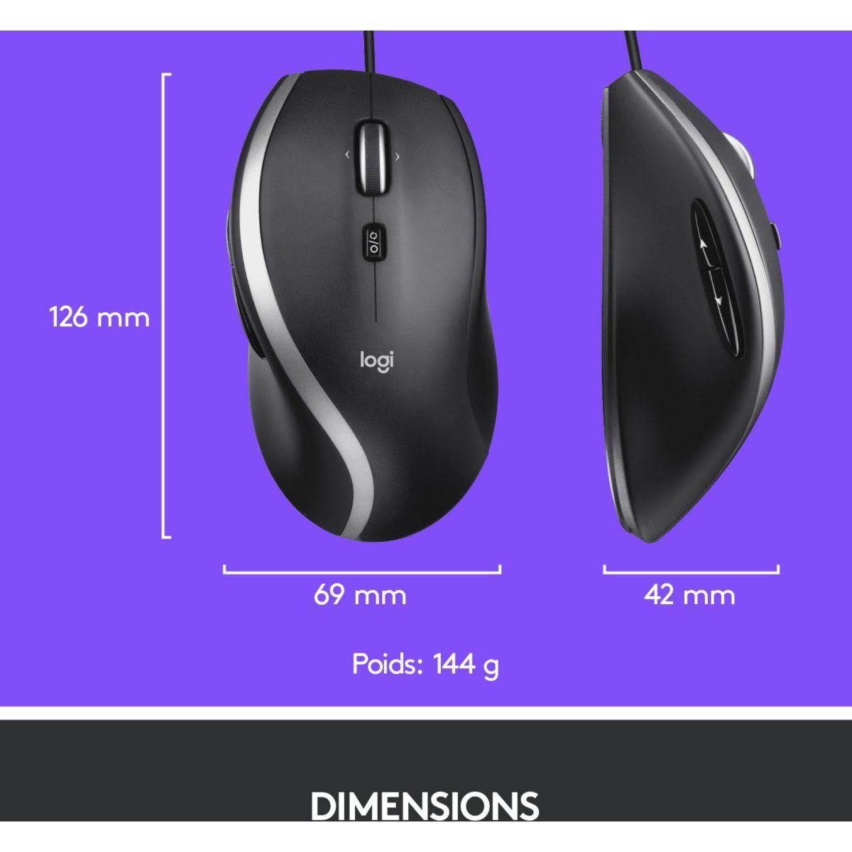 Logitech Souris filaire avanc�e M500s - Souris - optique - 7 boutons - fila... - 9