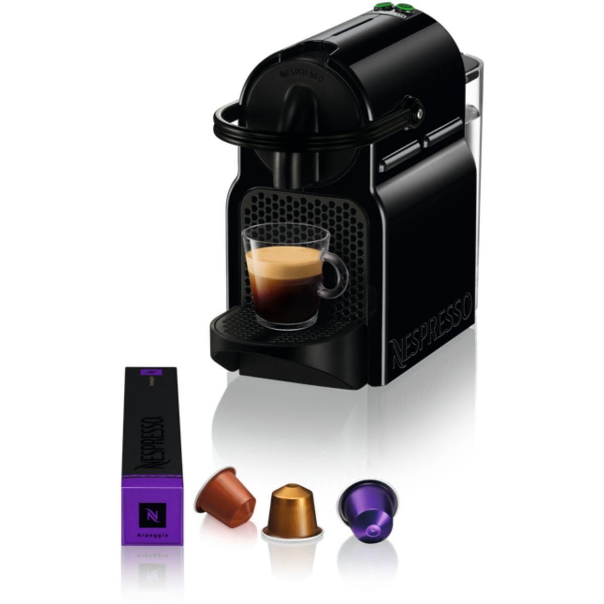 De'Longhi Nespresso Inissia EN 80.B - Machine  caf - 19 bar - noir