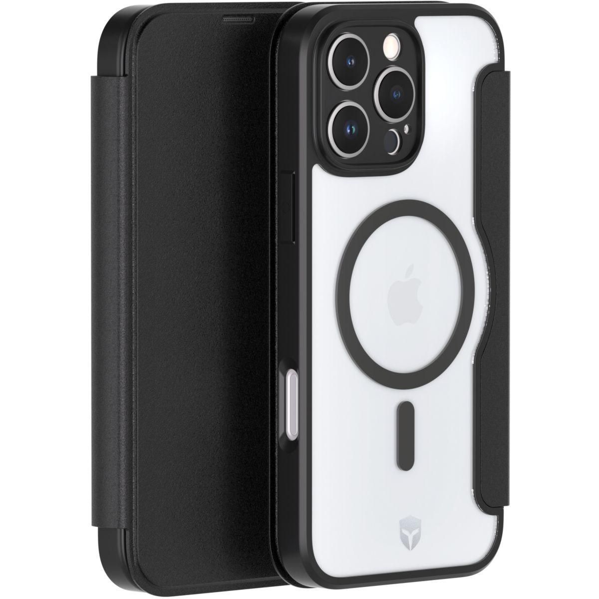 Coque �tui Force Case Iphone 16 Pro Magsafe Renforc� Noir
