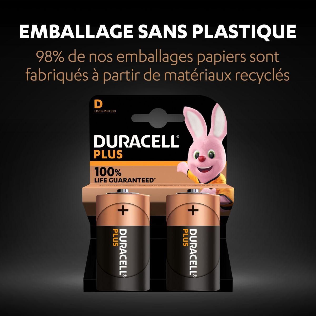 Pile Duracell D X2 Plus - 5