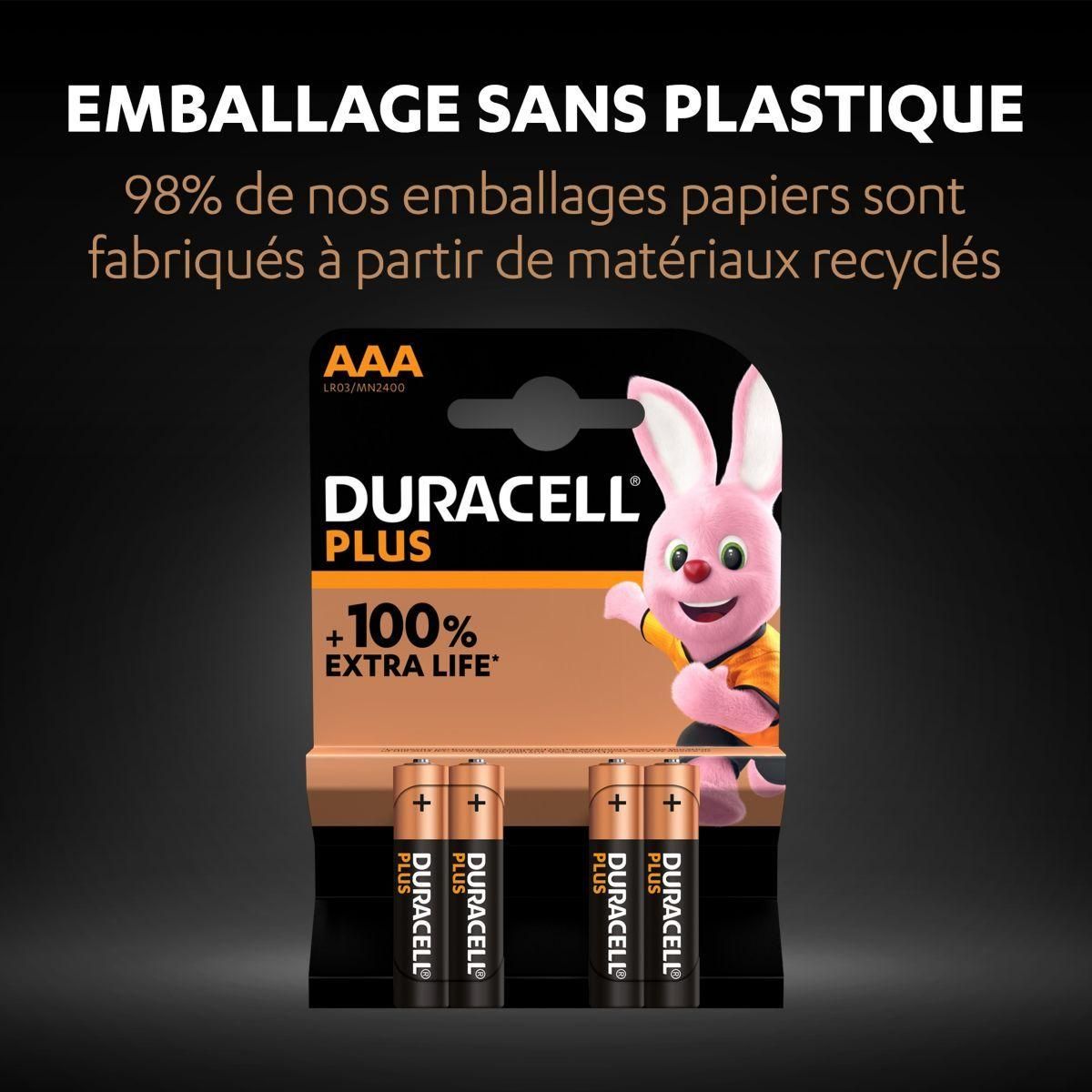 Pile Duracell AAA X4 Plus - 6