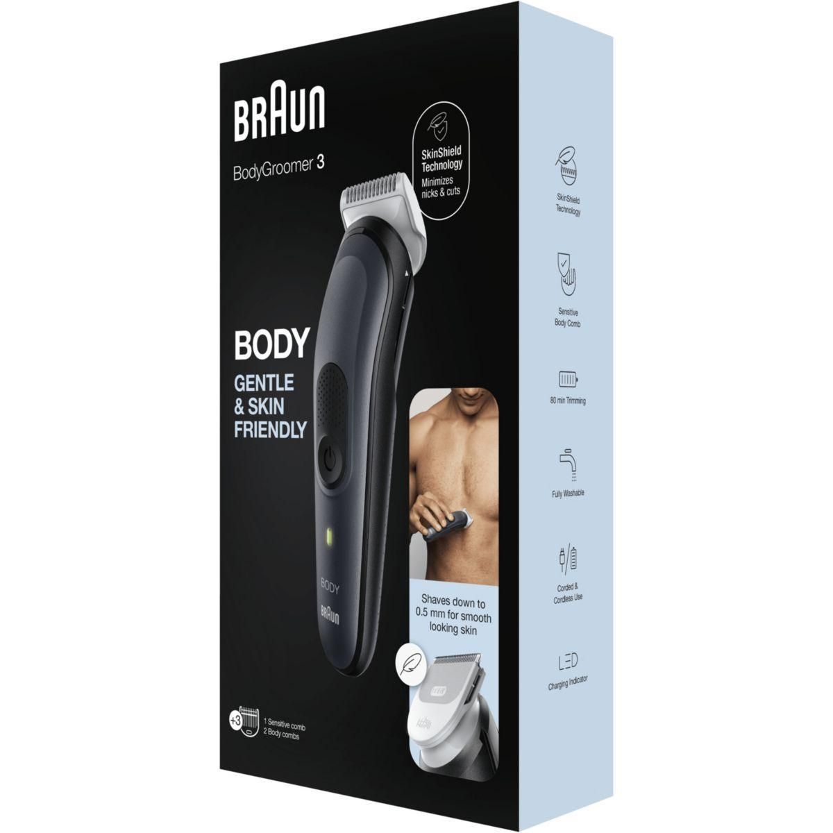 Braun Bodygroomer 3 Bg3340 - Rasoir - Sans Fil - Gris/Noir - 2