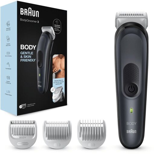 Braun Bodygroomer 3 Bg3340 - Rasoir - Sans Fil - Gris/Noir - 3