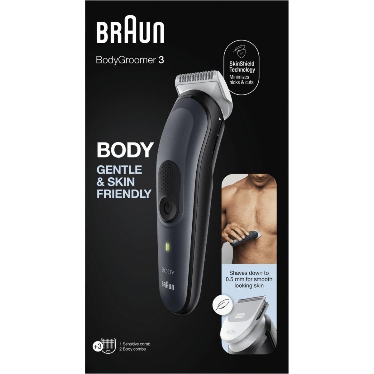 Braun Bodygroomer 3 Bg3340 - Rasoir - Sans Fil - Gris/Noir - 4