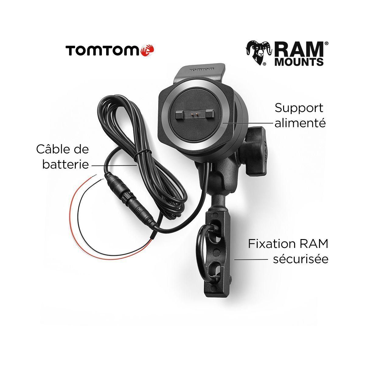 TomTom RIDER 500 - Navigateur GPS - moto 4.3' grand �cran - 10