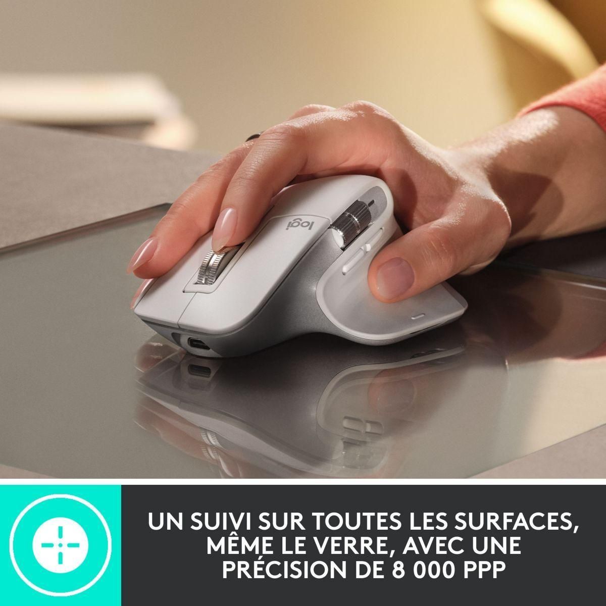 Logitech Master Series MX Master 3S - Souris - ergonomique - optique - 7 bo... - 3