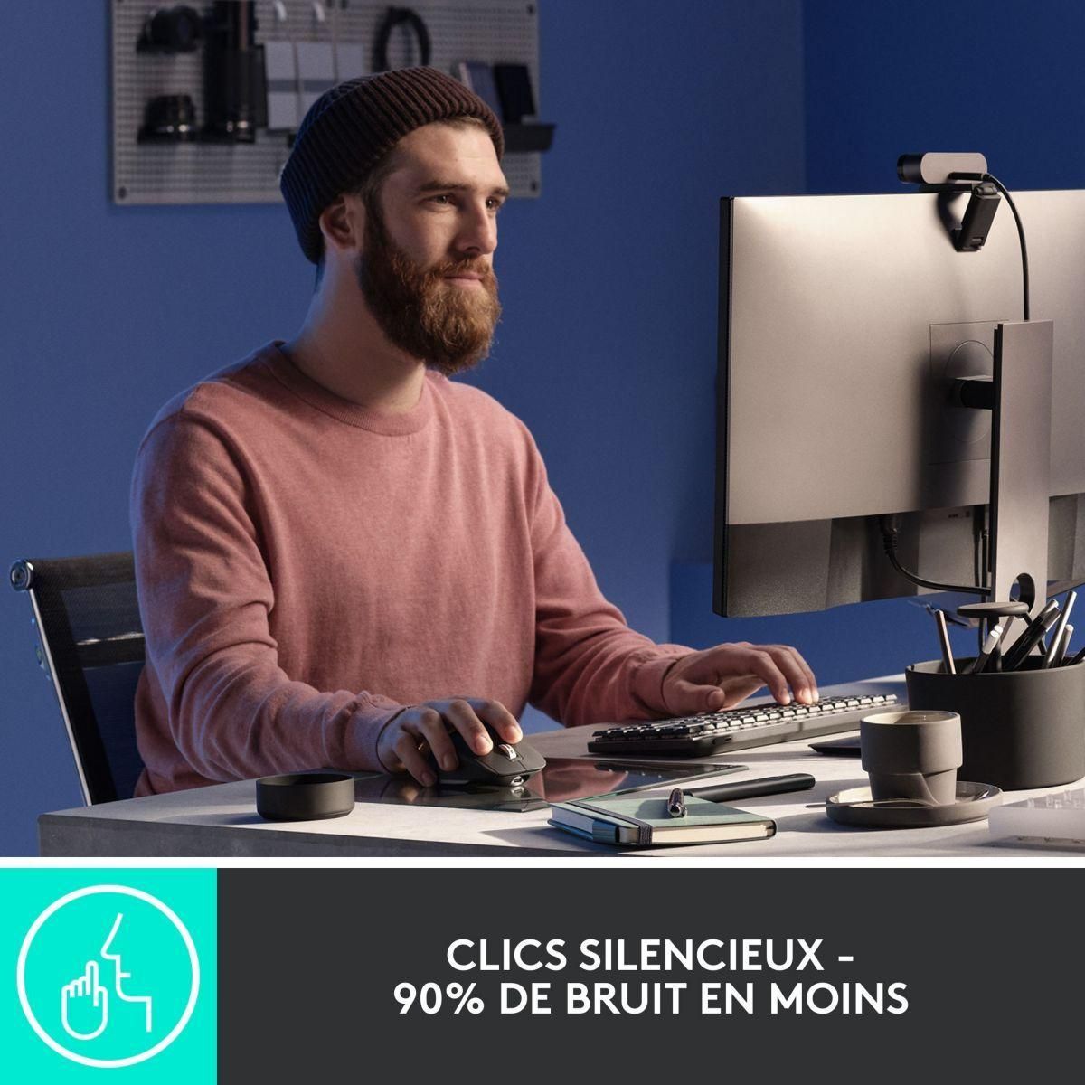 Logitech Master Series MX Master 3S - Souris - ergonomique - optique - 7 bo... - 4