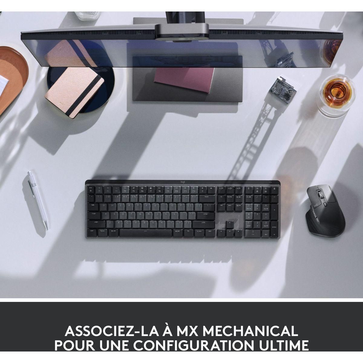 Logitech Master Series MX Master 3S - Souris - ergonomique - optique - 7 bo... - 10
