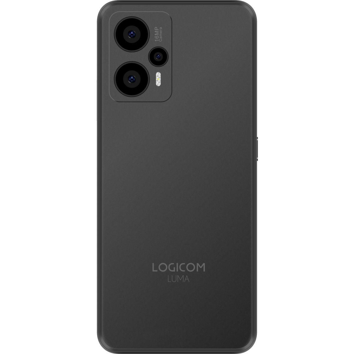 SMARTPHONE LOGICOM LUMA 6.82' DOUBLE NANO SIM 128 GO NOIR - 2