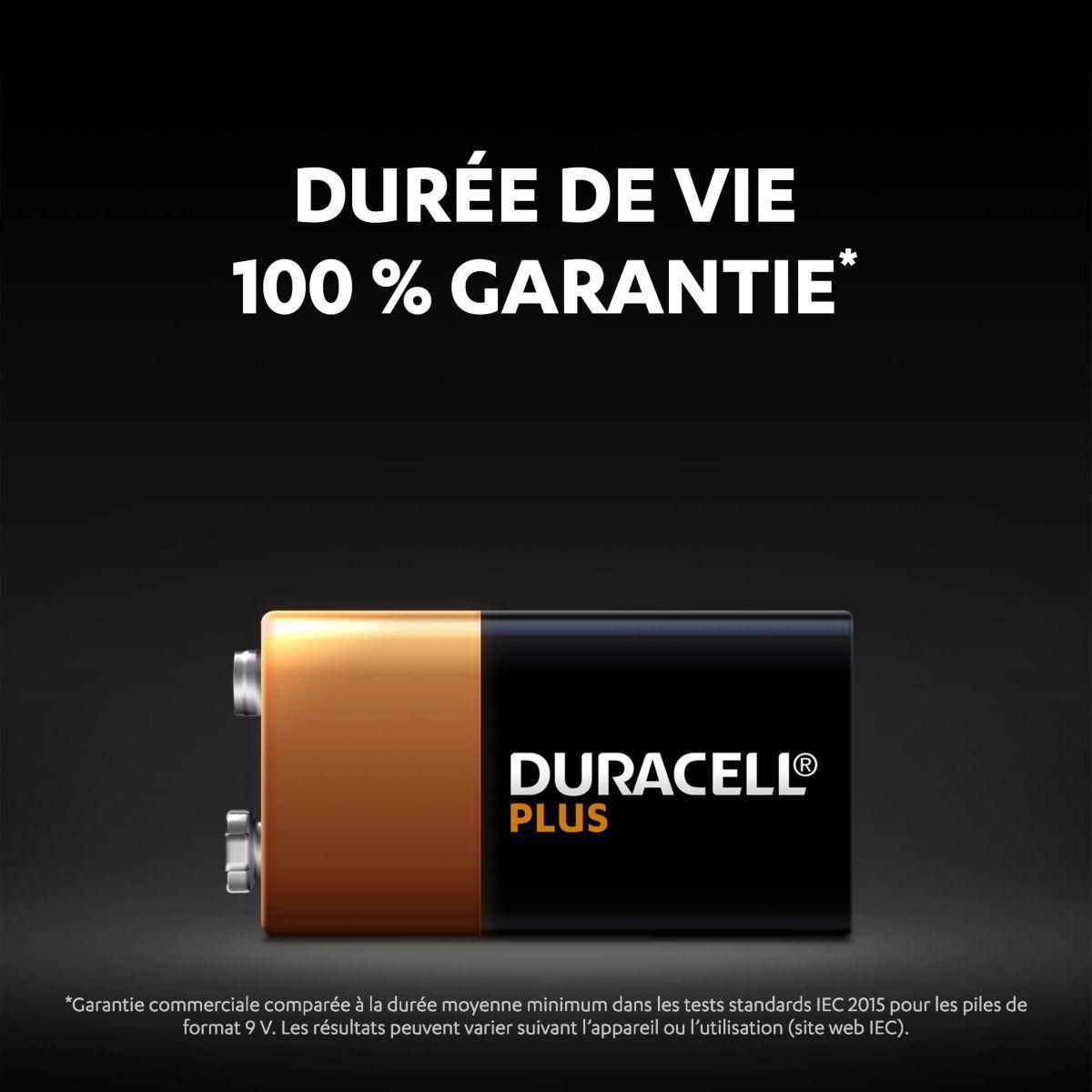Pile Duracell 9V X1 Plus - 2