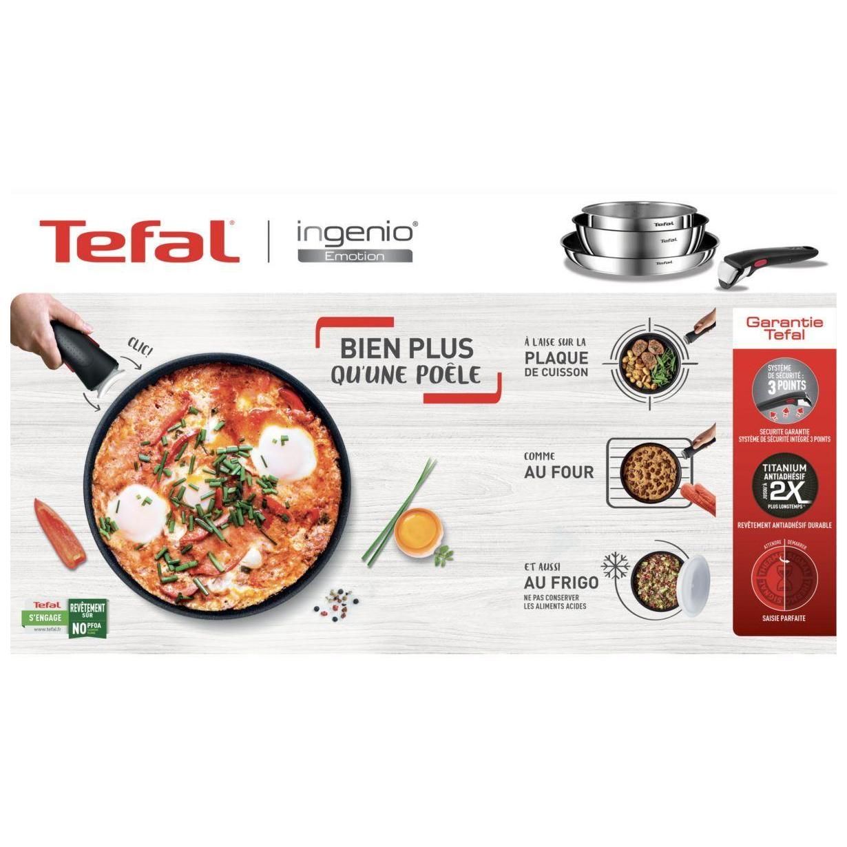 Batterie De Cuisine Tefal Ingenio Emotion 10pcs - 4