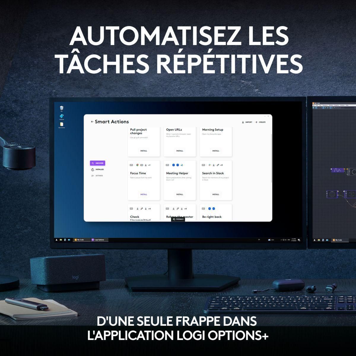 Logitech MX Keys S Combo - Ensemble clavier et souris - r�tro�clair� - sans... - 7