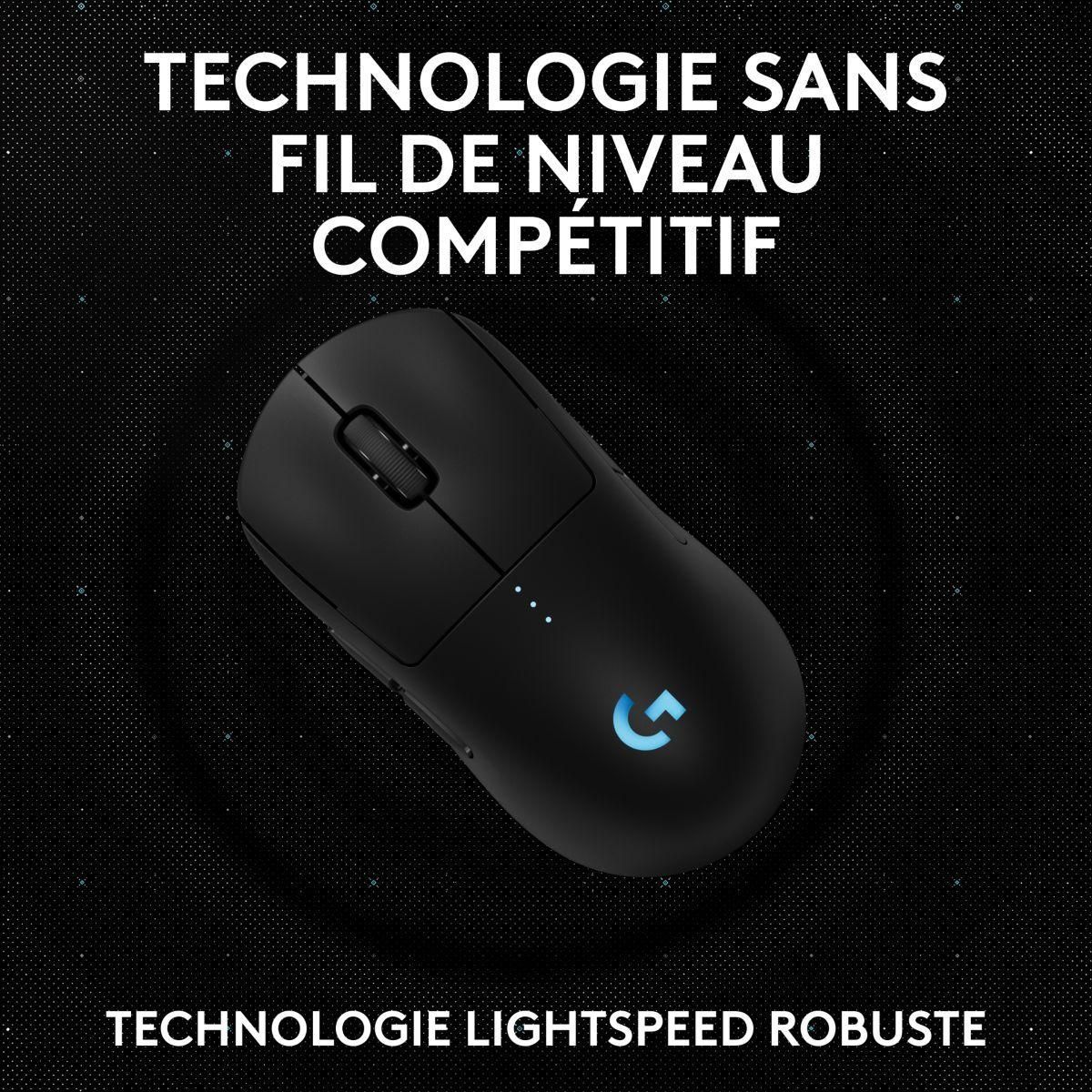 Souris Gamer Sans Fil LOGITECH G PRO 2 Lightspeed Wireless Noir - 5