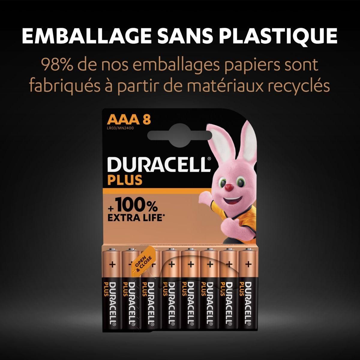Pile Duracell AAA X8 Plus - 6