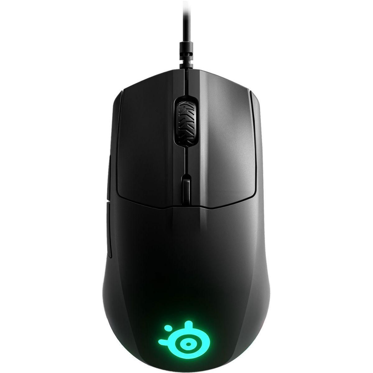 SteelSeries Rival 3 - Souris - optique - 6 boutons - filaire - USB