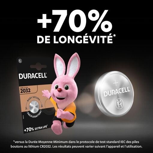 Pile Duracell DL/CR 2032 x6 - 9