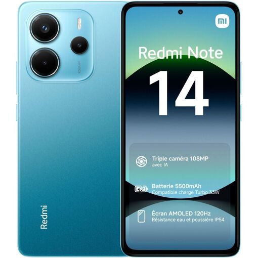 Redmi Note 14 4G 256Go - Bleu - 10