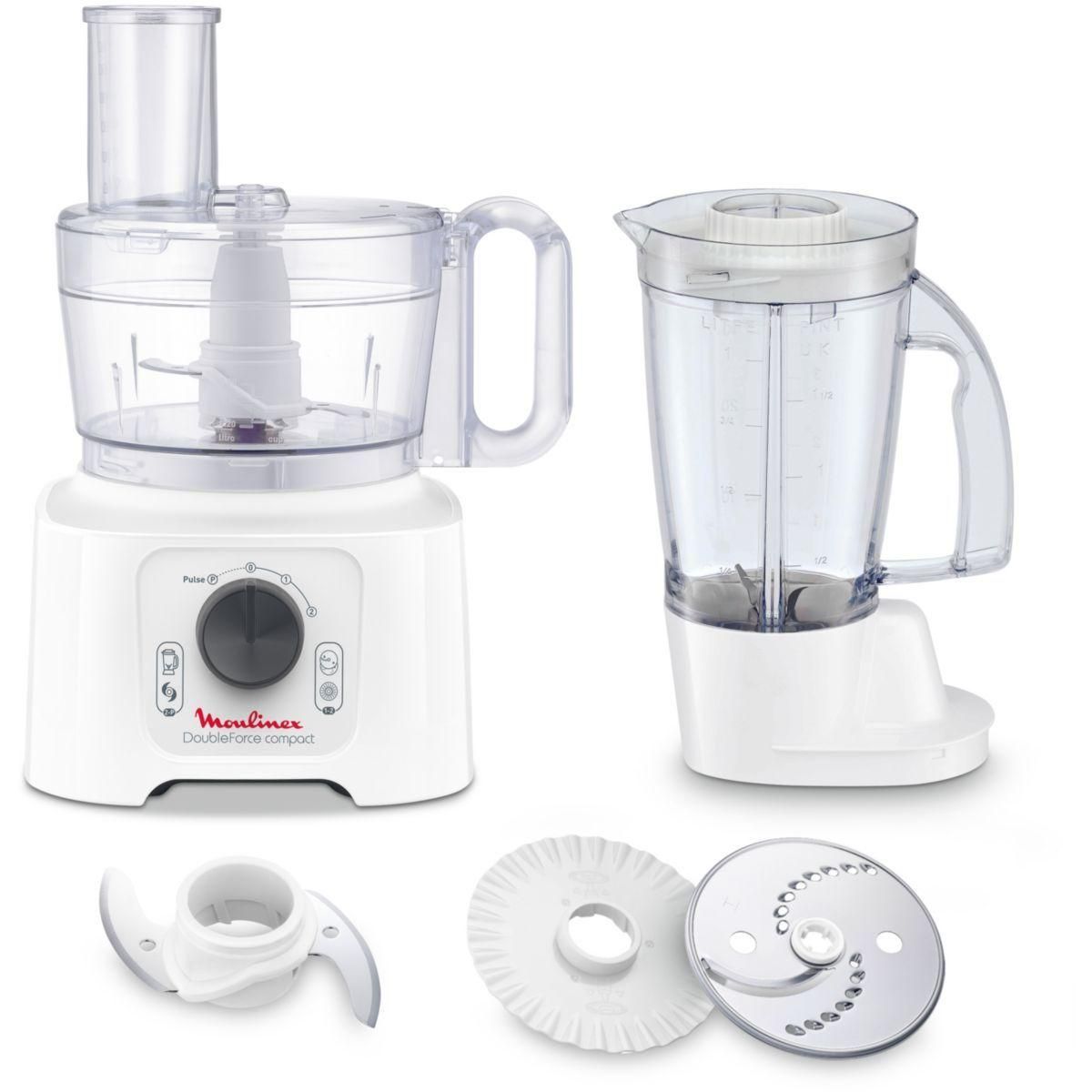 Moulinex DoubleForce Compact FP542111 - Robot multi-fonctions - 800 Watt - ... - 2