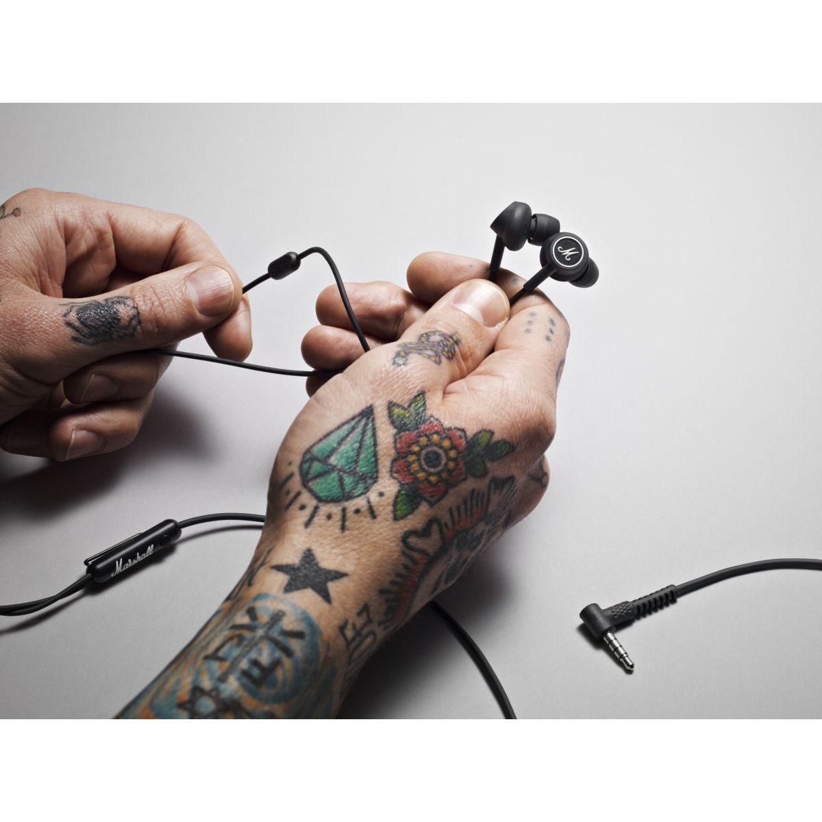 Ecouteurs Marshall Mode noir et blanc - 9