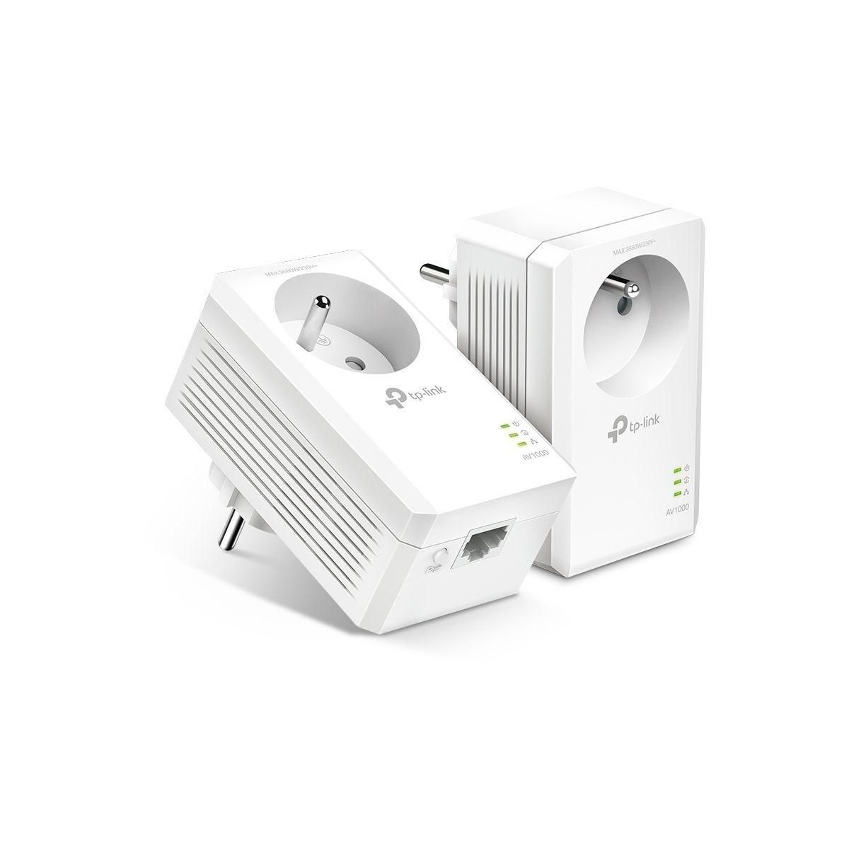 TP-Link TL-PA7019P KIT V1 - Kit d'adaptation pour courant porteur 1GbE, Hom...