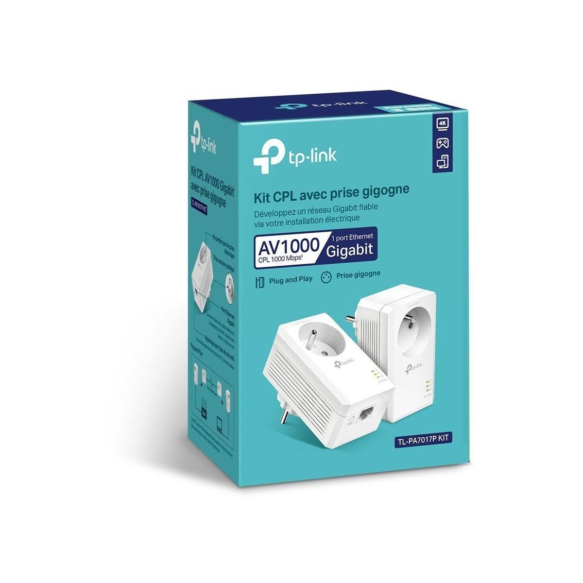 TP-Link TL-PA7019P KIT V1 - Kit d'adaptation pour courant porteur 1GbE, Hom... - 8