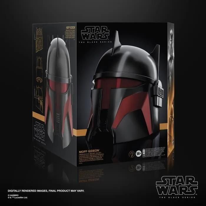 Hasbro Star Wars Black Series Casque �lectronique Moff Gideon - 6
