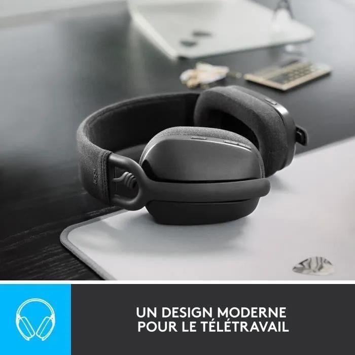 Logitech Zone Vibe 100 - Micro-casque - circum-aural - Bluetooth - sans fil... - 2