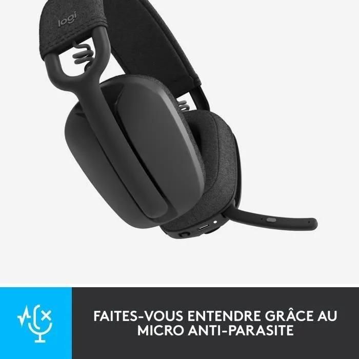 Logitech Zone Vibe 100 - Micro-casque - circum-aural - Bluetooth - sans fil... - 3