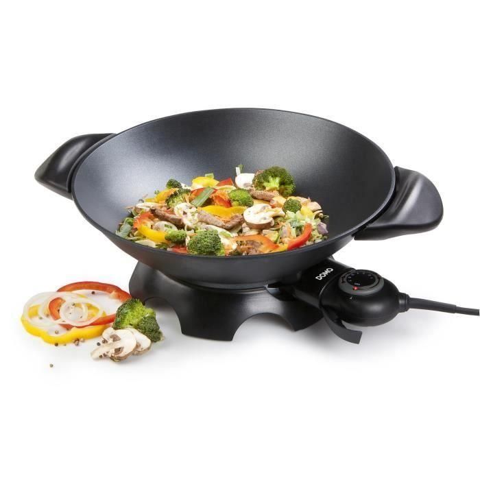 DOMO DO8708W - Wok �lectrique - 5 litres - 2.2 kWatt