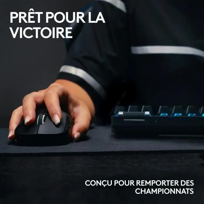 Logitech G PRO X TKL - Clavier - backlit - sans fil - 2.4 GHz, Bluetooth - ... - 6