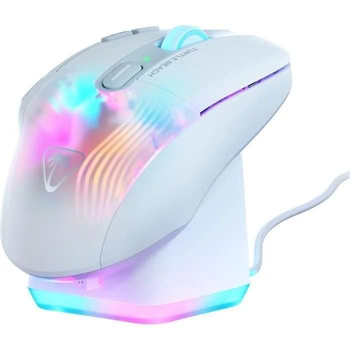 Souris Gaming RGB Ergonomique Turtle Beach Kone XP Air Blanc - 3