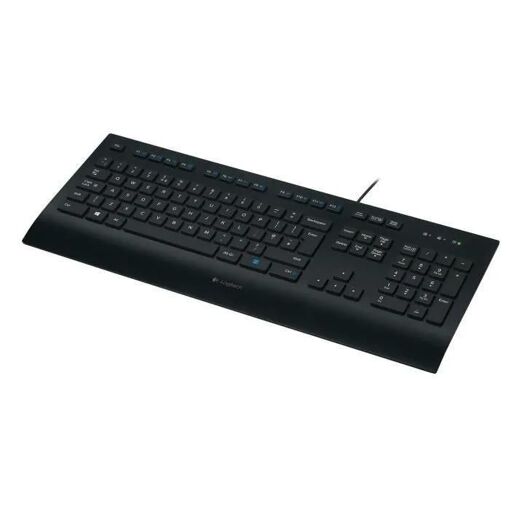 Logitech Corded K280e - Clavier - USB - Fran�ais - 4