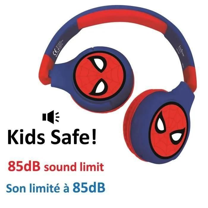 Lexibook Spiderman HPBT010SP - �couteurs avec micro - sur-oreille - Bluetoo... - 3