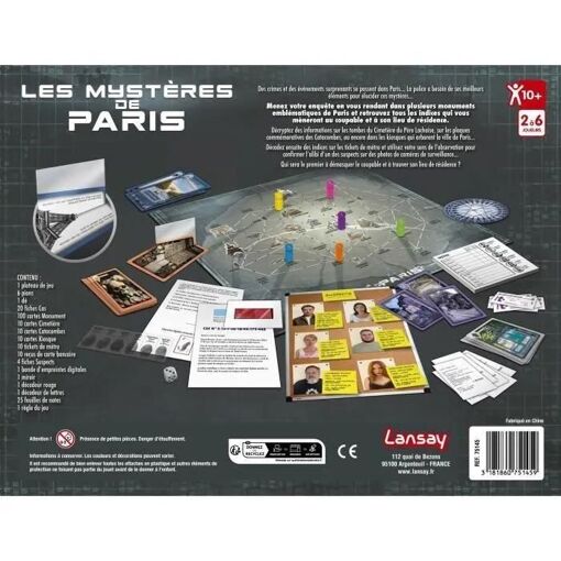 Lansay Les Mystères De Paris - 2