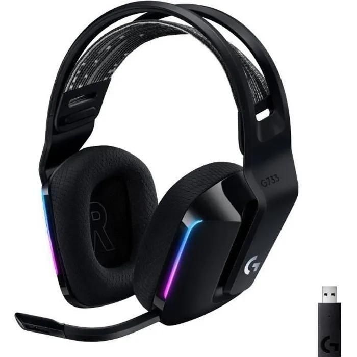 Logitech G G733 LIGHTSPEED Wireless RGB Gaming Headset - Micro-casque - cir... - 2