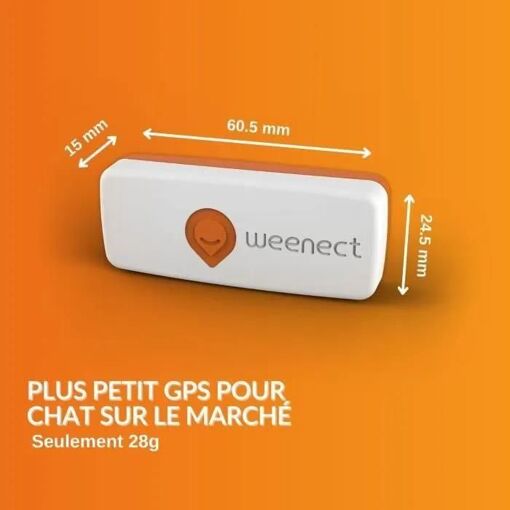 Traceur GPS pour Chat - Weenect XS (White Edition 2023) - 2