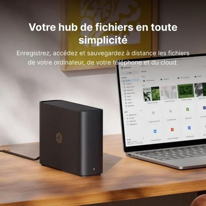Synology BeeStation - Serveur NAS - 4 To - RAM 1 Go - Gigabit Ethernet - 4
