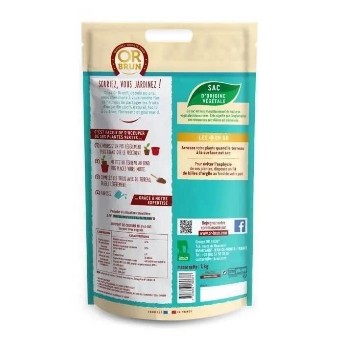 Or Brun Terreau Plantes Vertes 4l - 2