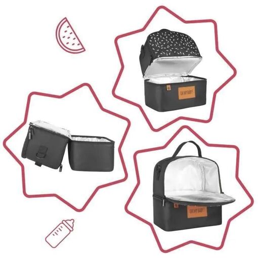 Sac Isotherme Repas, 2 Compartiments - Badabulle - 3