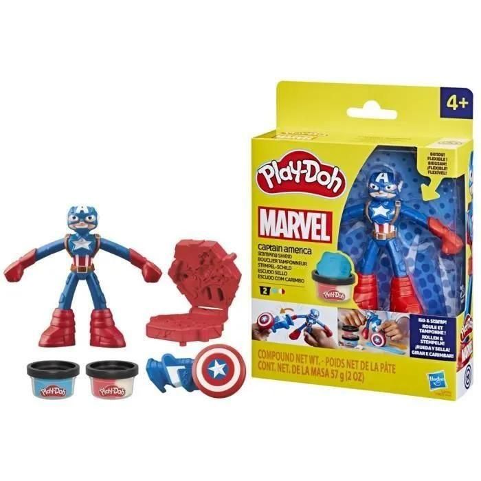 Marvel Heroes Play-Doh Marvel Captain America Bouclier Tamponneur