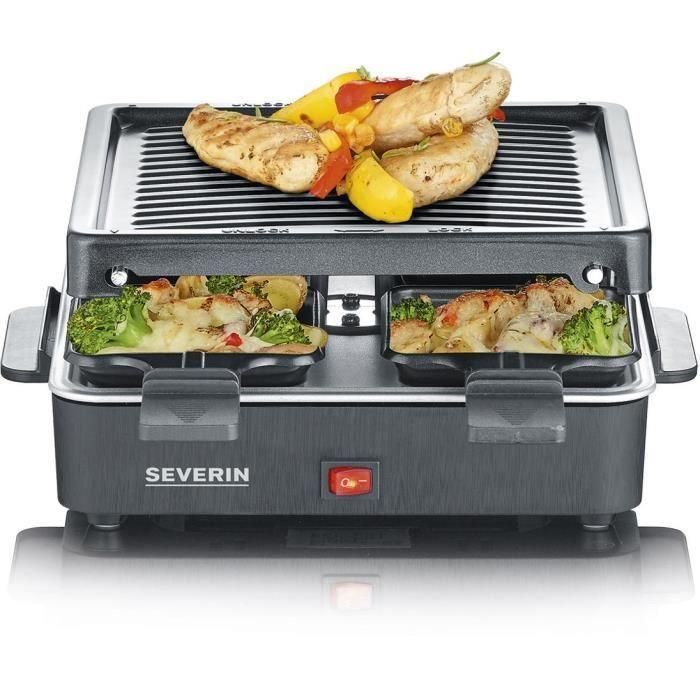 SEVERIN RG 2370 - Raclette/grill - 600 Watt - noir