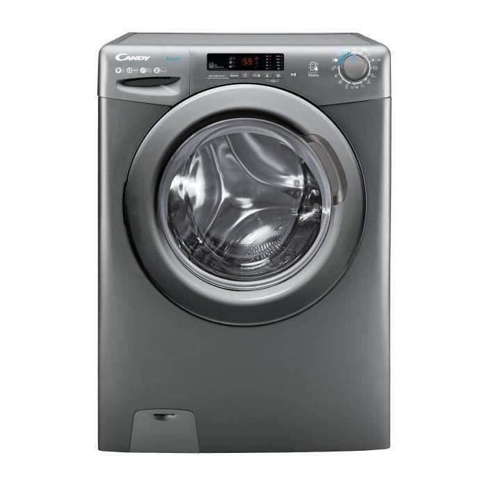 Candy SMART CS 1292DRRE / 1-S Machine  laver Anthracite - Chargement front...