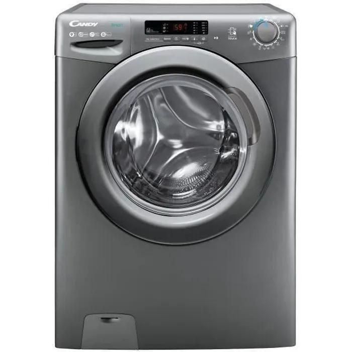 Candy SMART CS 1292DRRE / 1-S Machine  laver Anthracite - Chargement front... - 2