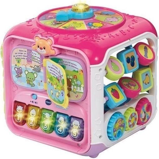 Vtech Baby Super Cube Des Decouvertes Rose