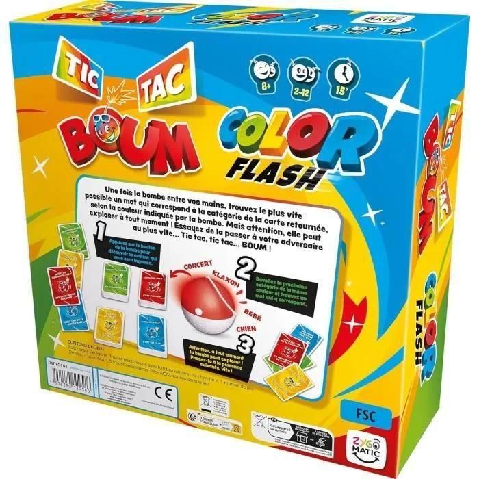 Jeu Classique Asmodee Tic Tac Boum Color Flash - 3