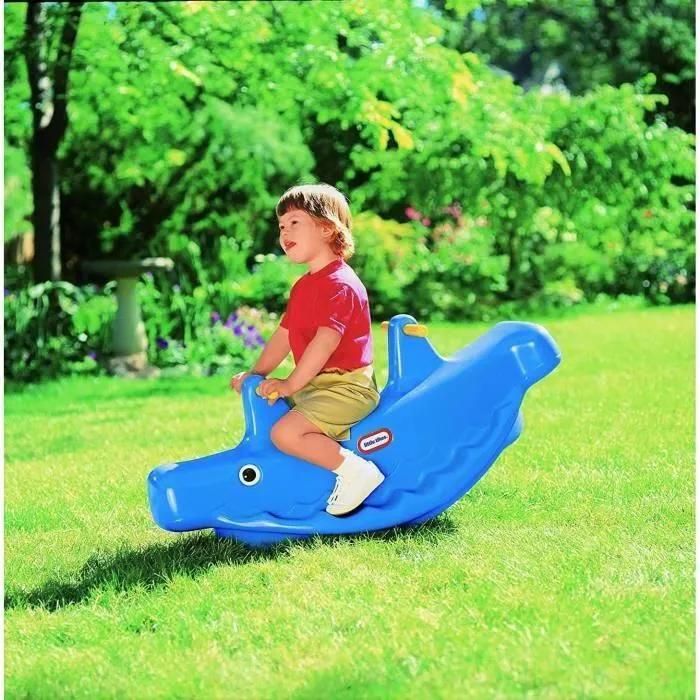 Ride-Ons Whale Teeter Totter - Blue- 1 Pack - 4
