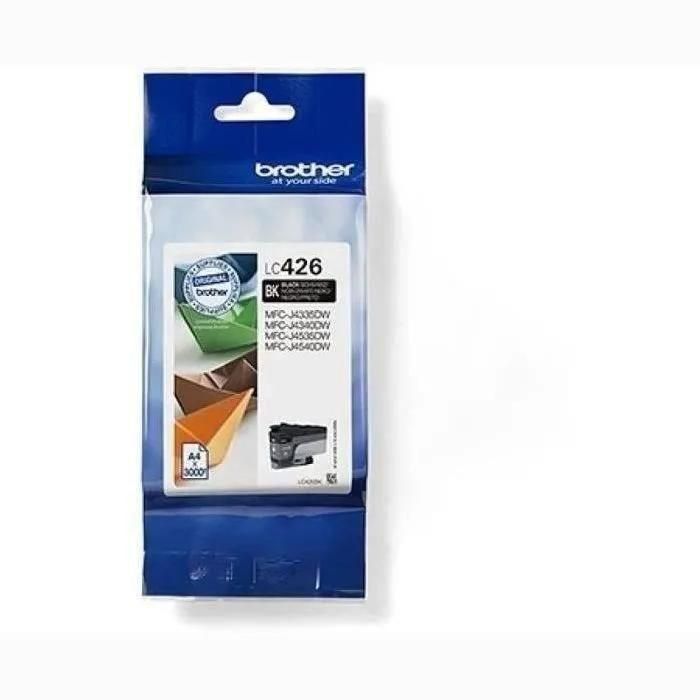 CARTOUCHE DENCRE LC426BK - BROTHER - NOIR CAPACITE STANDARD DE 3000 PAGES -... - 2