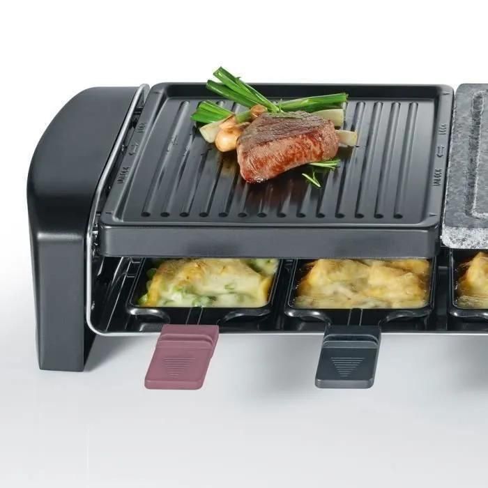 SEVERIN RG 9645 - Raclette/grill/pierre � griller - 1.4 kWatt - noir - 3